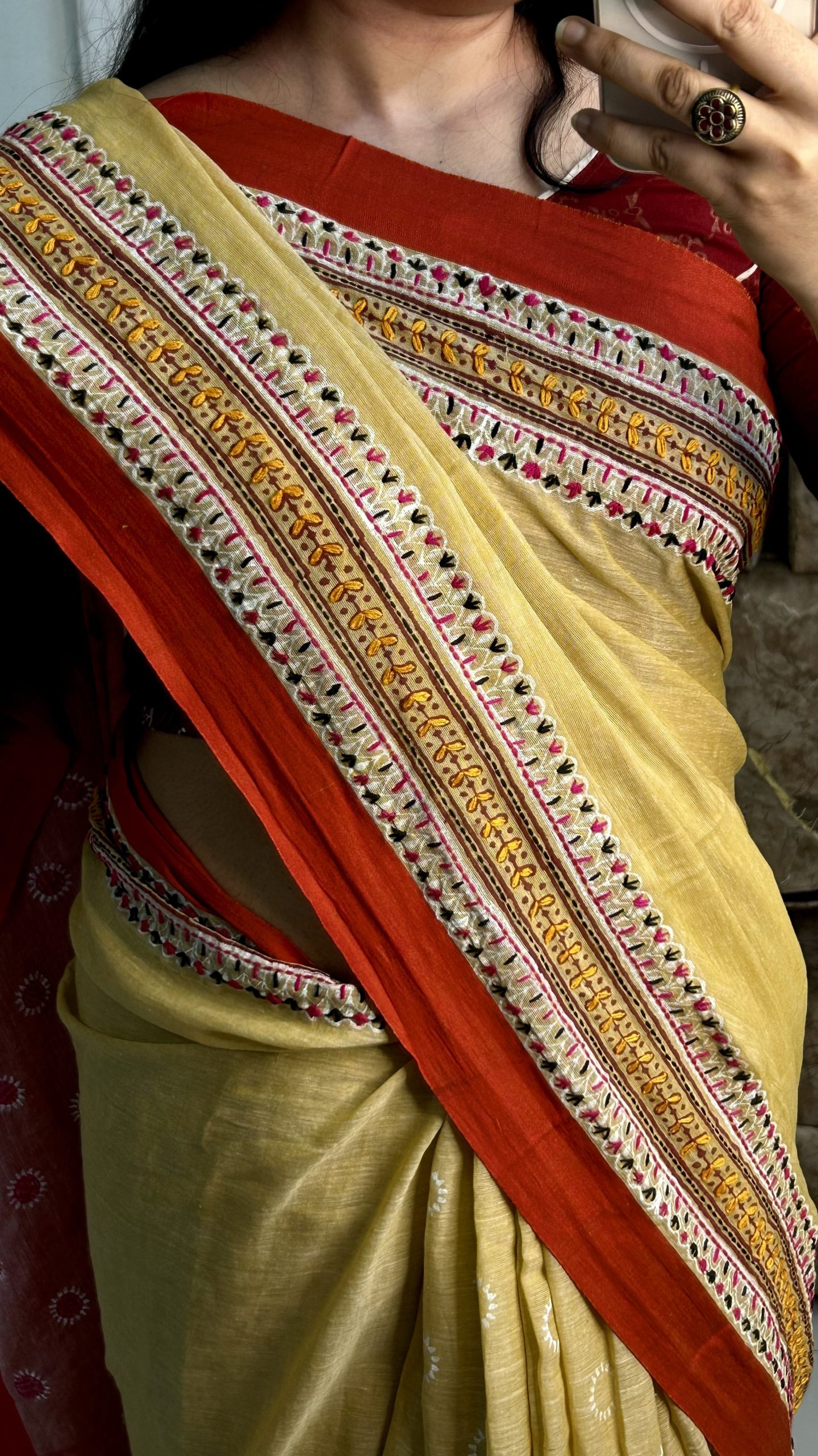 দেশি সুতি শাড়ি ()